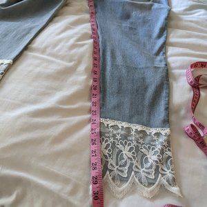 OMG skinny ankle pull on jeans